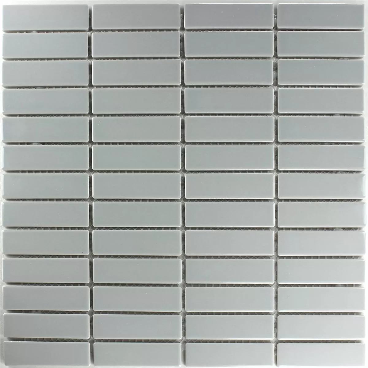 Sample Mosaic Tiles Ceramic Grey Sticks