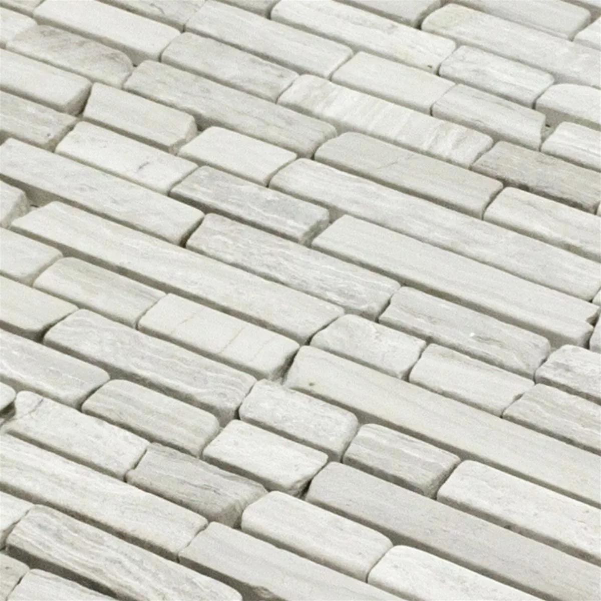 Plăci De Mozaic Marmură Brick Stanley Gri