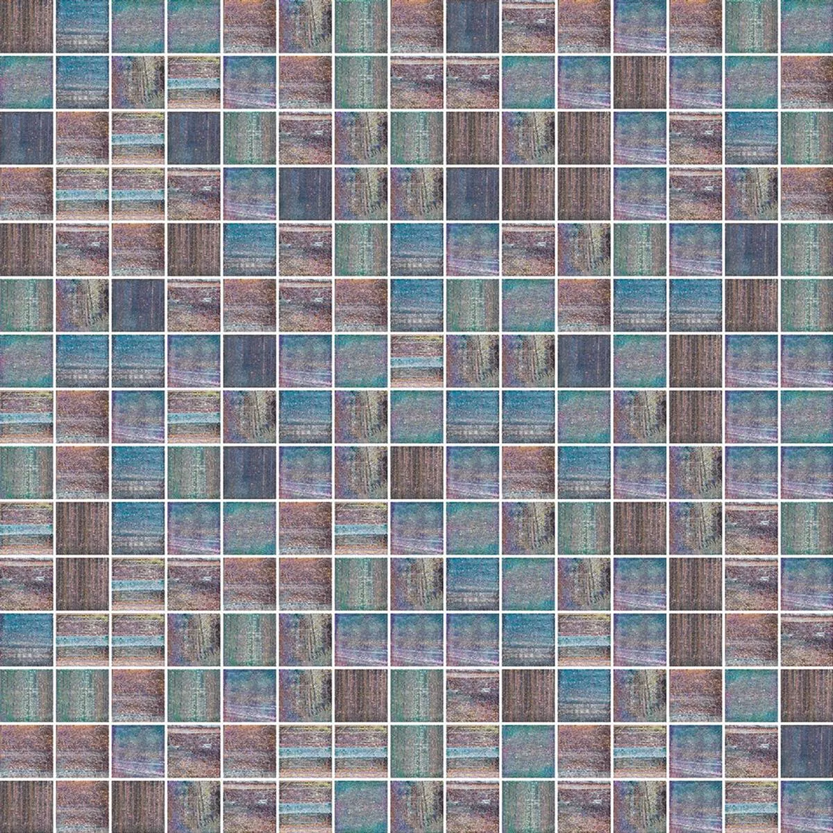 Mosaico de Cristal Azulejos Trend-Vi 838 Shining 20x20 mm