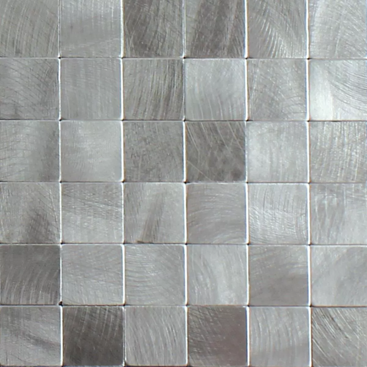 Mønster fra Metall Mosaikkfliser Alice Sølv Selvklebende