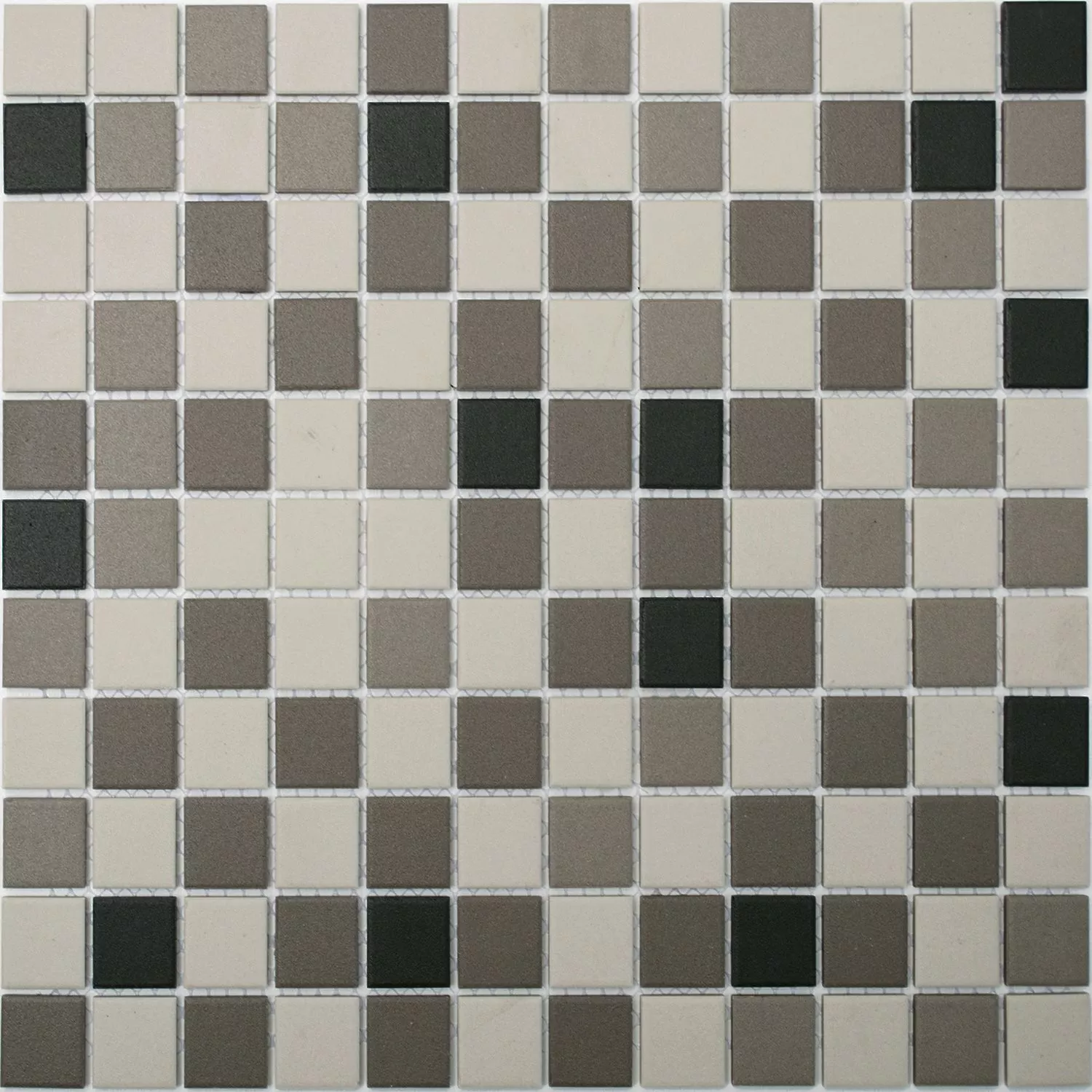 Mozaika Ceramiczna Miranda Antypoślizgowe Szary Beżowy Bez Glazury Q25