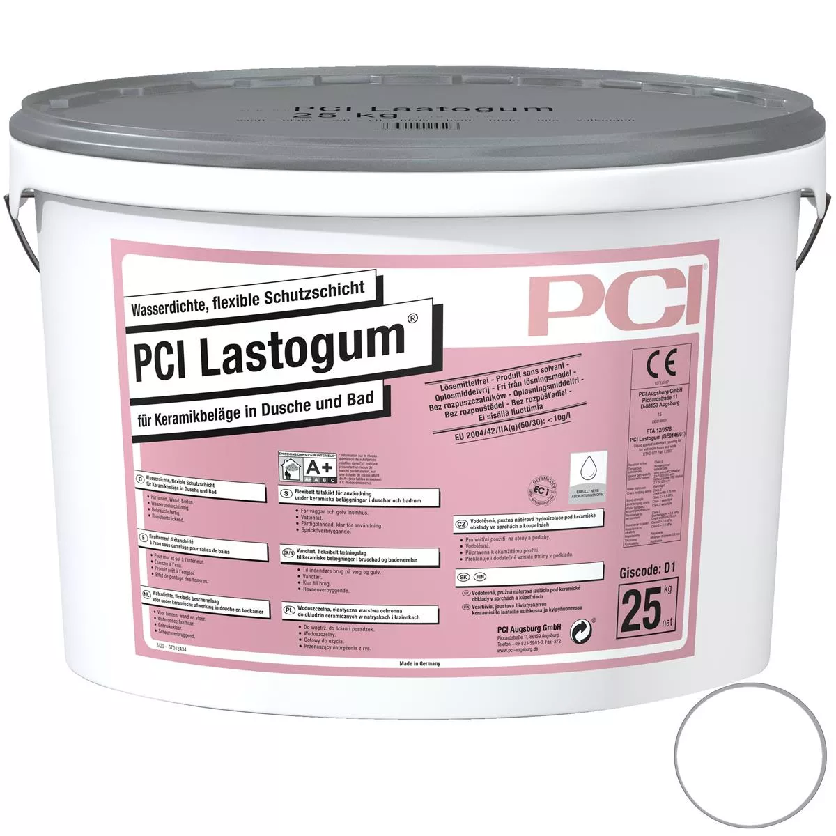 PCI Lastogum Waterproof Flexible Protective Layer White 25KG