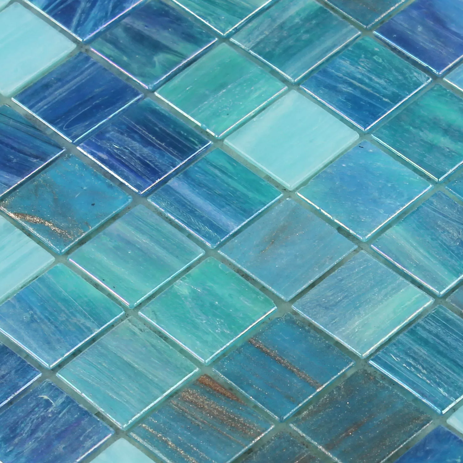 Mosaikkfliser Trend-Vi Resirkulering Glass Wavy