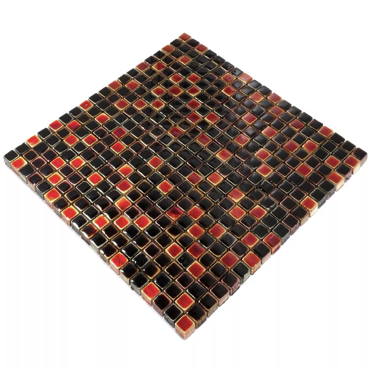 Piedra Natural Azulejos De Mosaico Firestone Rojo Mix