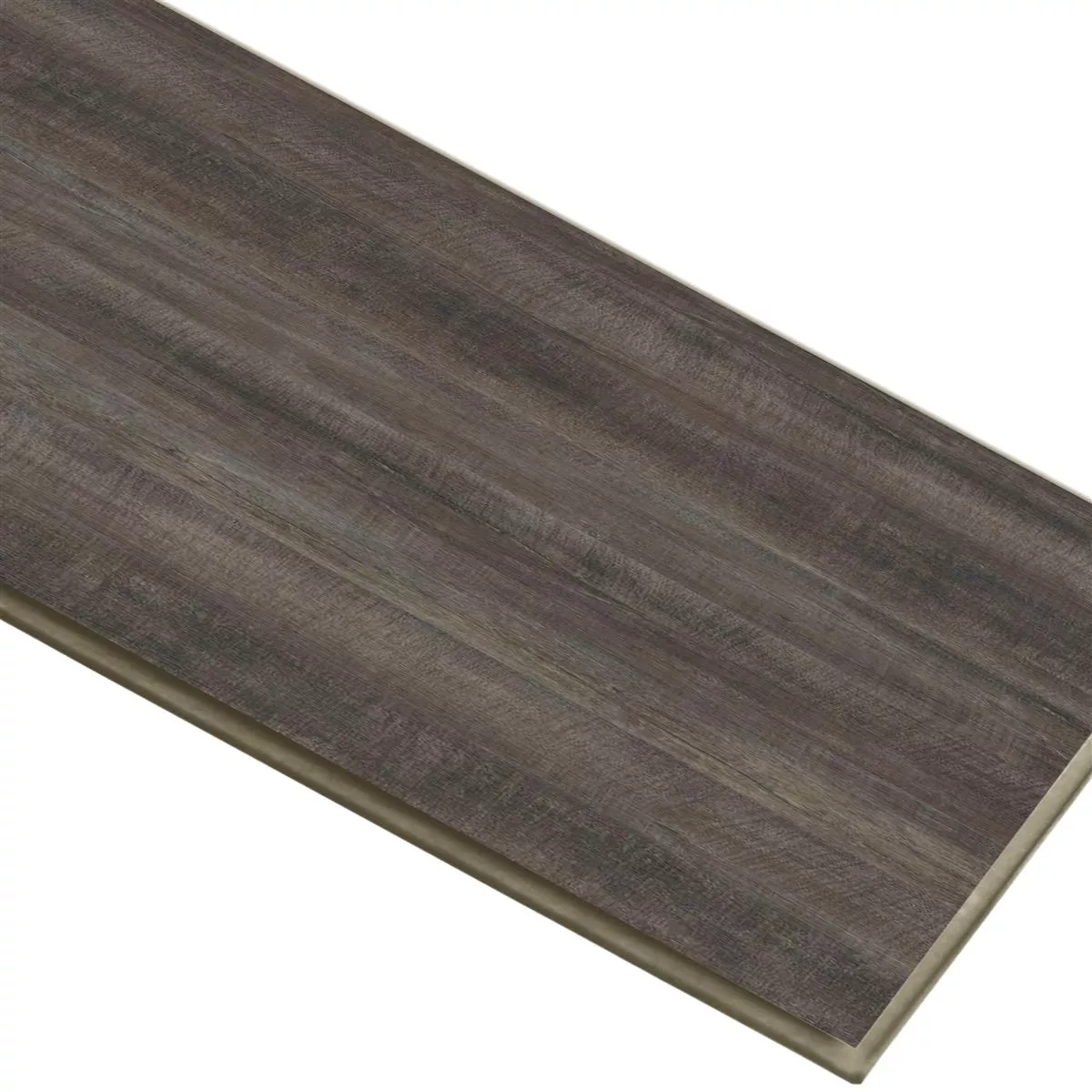 Vinyl Floor Tiles Click System Tripton Dark Brown 17,2x121cm