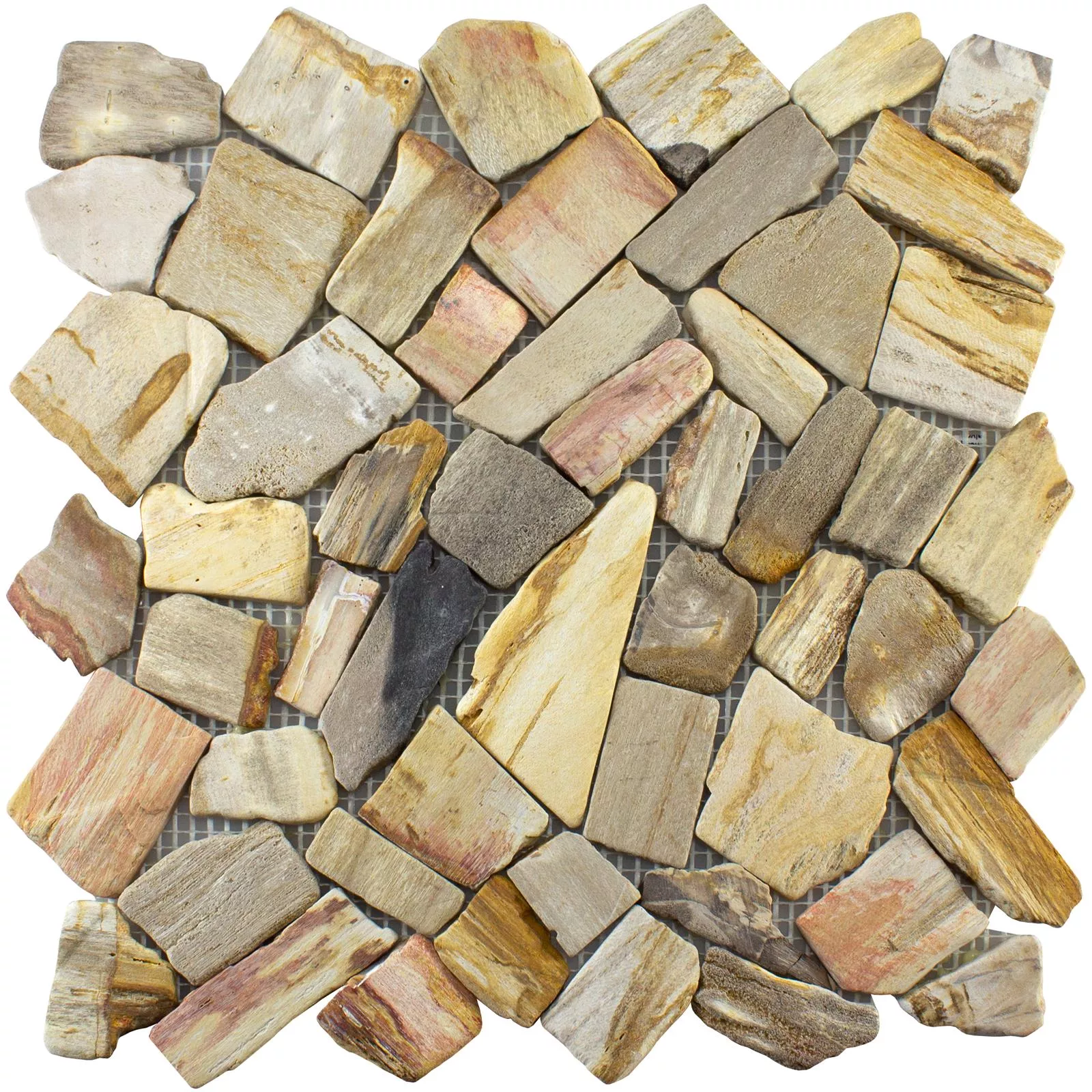 Fractură De Marmură Plăci De Mozaic Erdenet Maro Bej