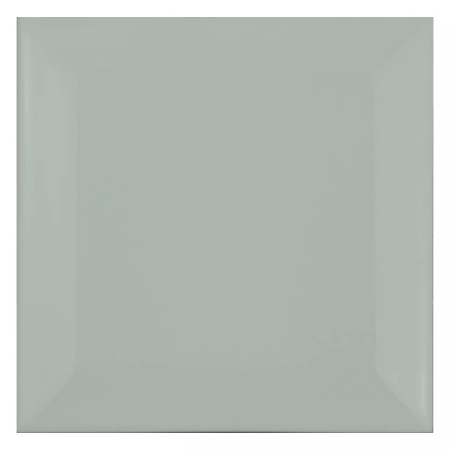 Metro tegel Groen Mat 10x10 cm Met Facet Catarina Alga