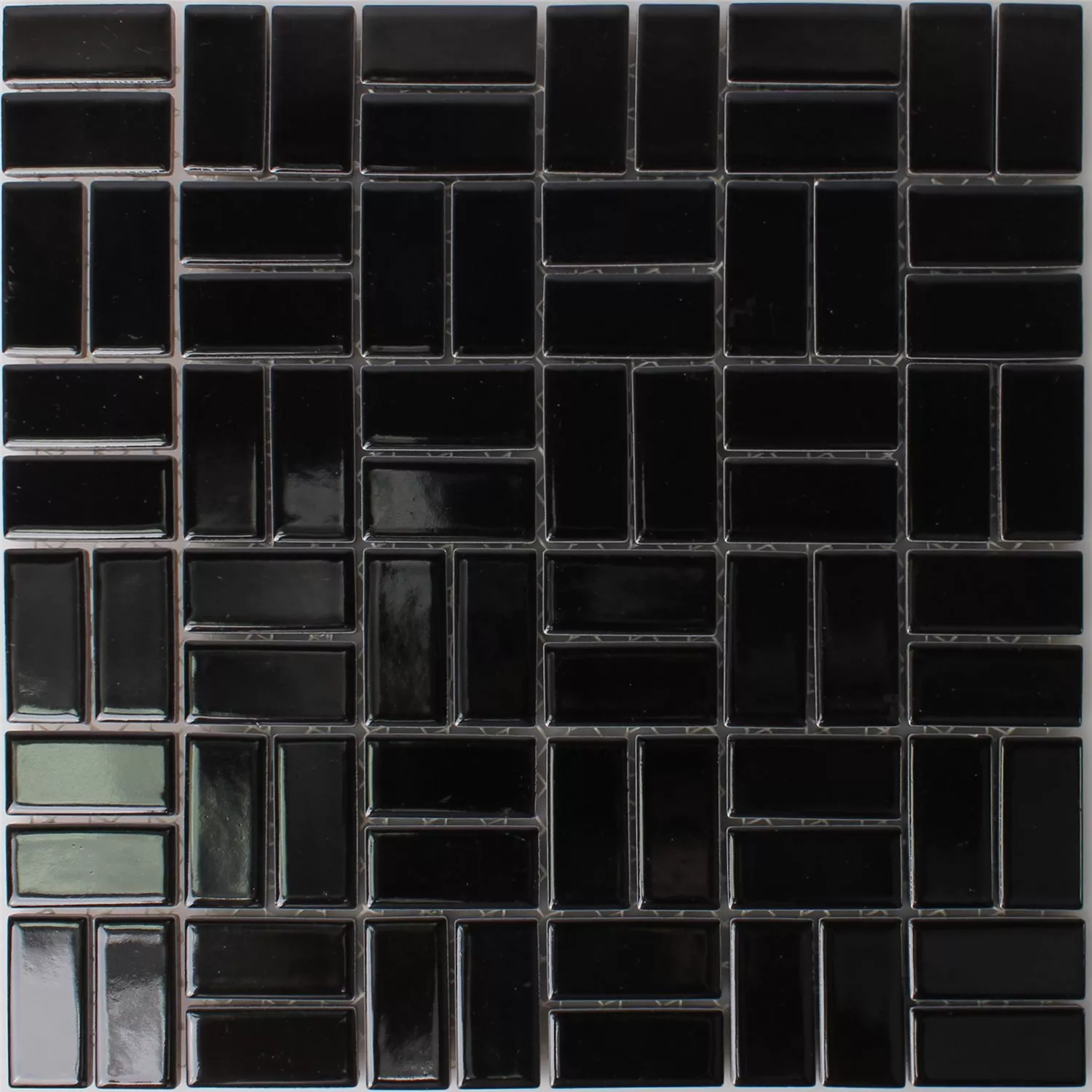Plăci De Mozaic Ceramică Cristianos Negru Strălucitor