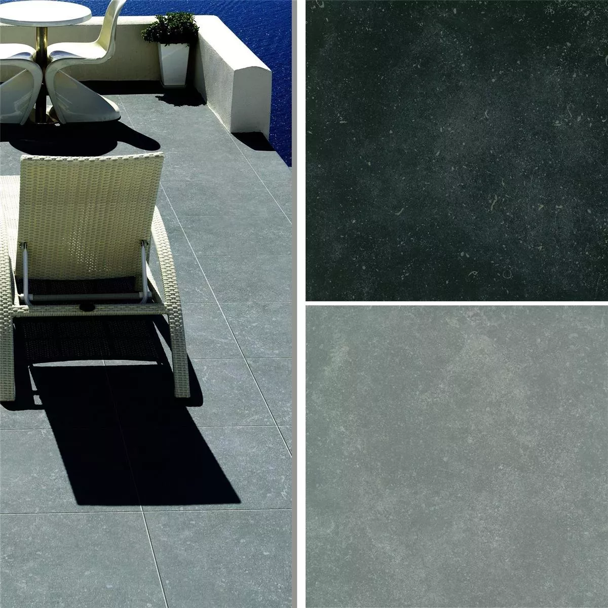 Terrace Tiles Wilhelm Bluestone Optic 60x60cm