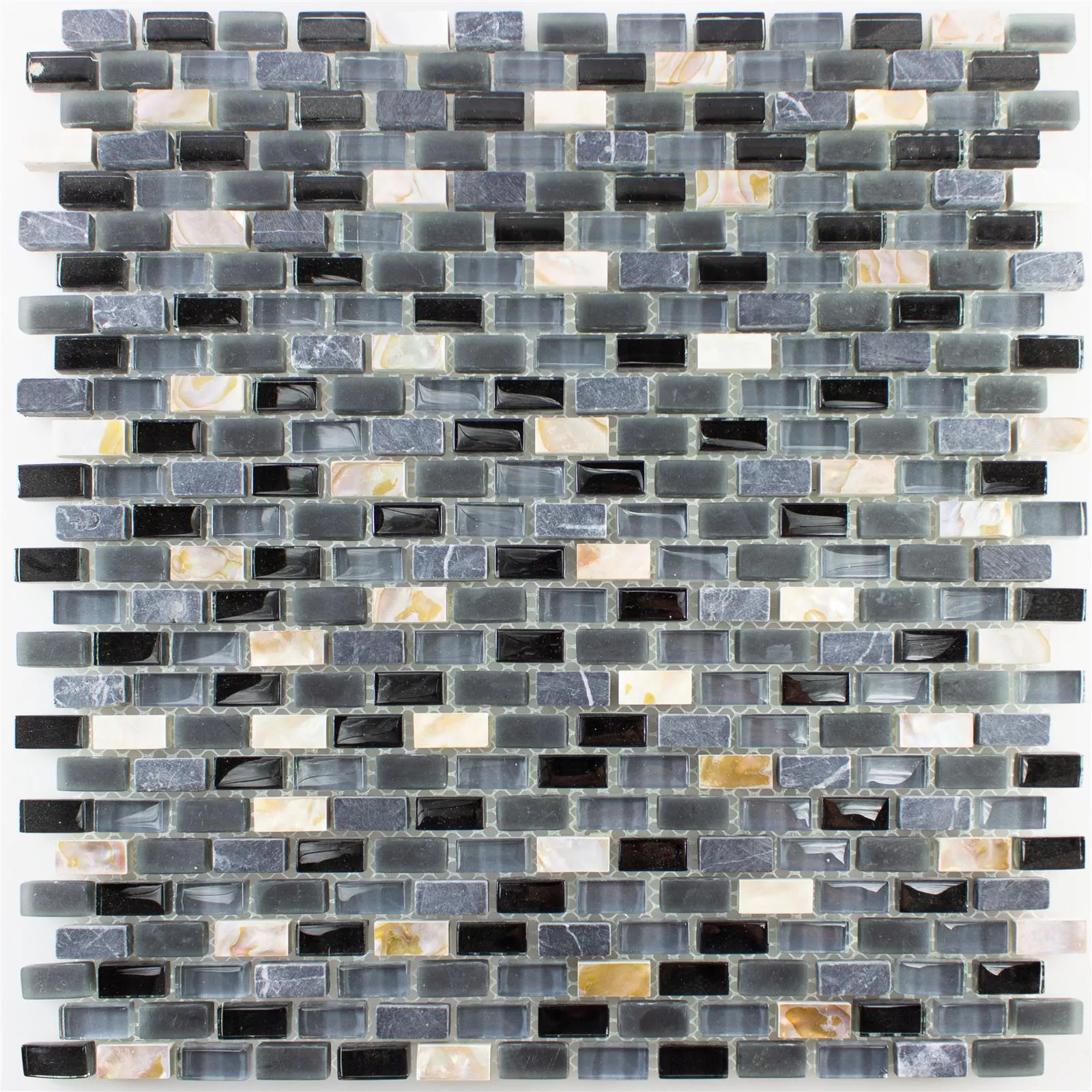 Staklo Prirodni Kamen Sedef Mozaik Admiral Crna Siva Bež