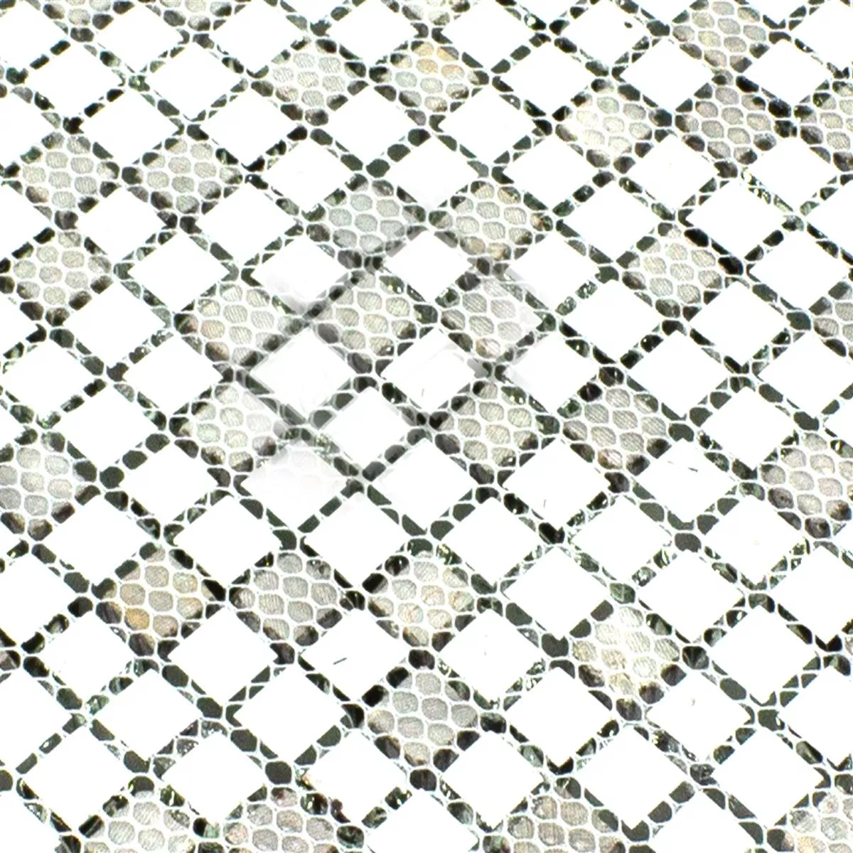 Prøve Mosaik Fliser Glas Marmor Estrella Brun