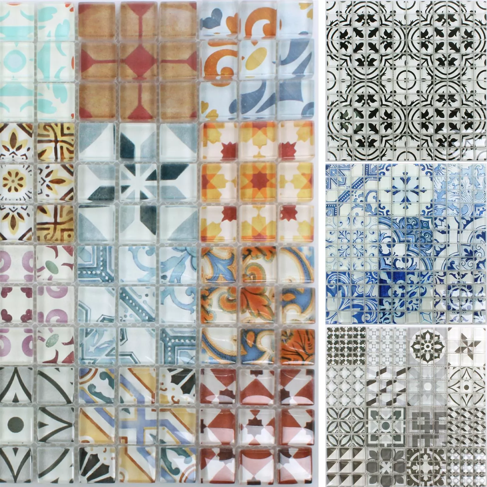 Muster von Mosaikfliesen Glas Inspiration