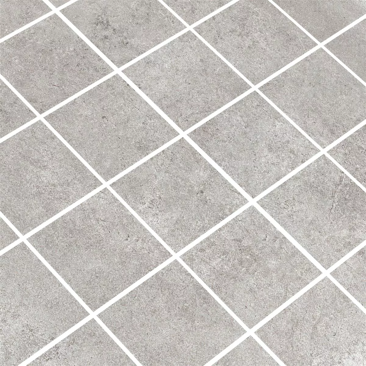 Mosaik Fliser Colossus Cement-Optik Gra