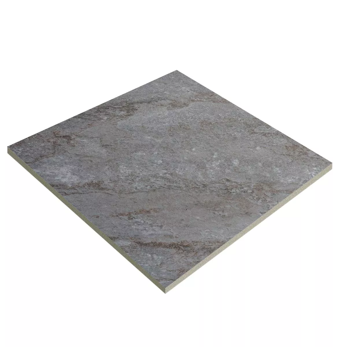 Piastrella Esterni Gres Porcellanato Steinbach Grigio 100x100x2 cm