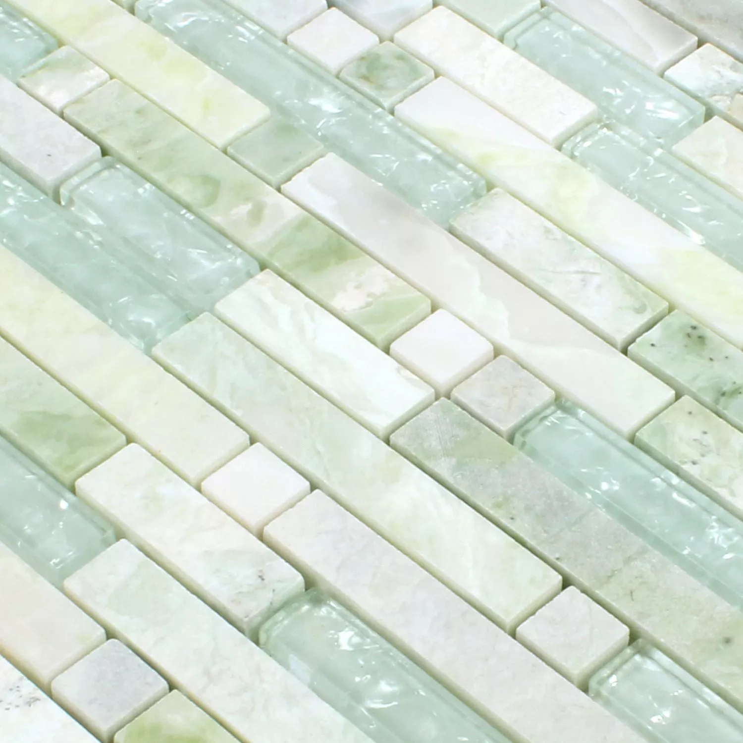 Carrelage Mosaïque Onyx Larinera Vert Or Composite