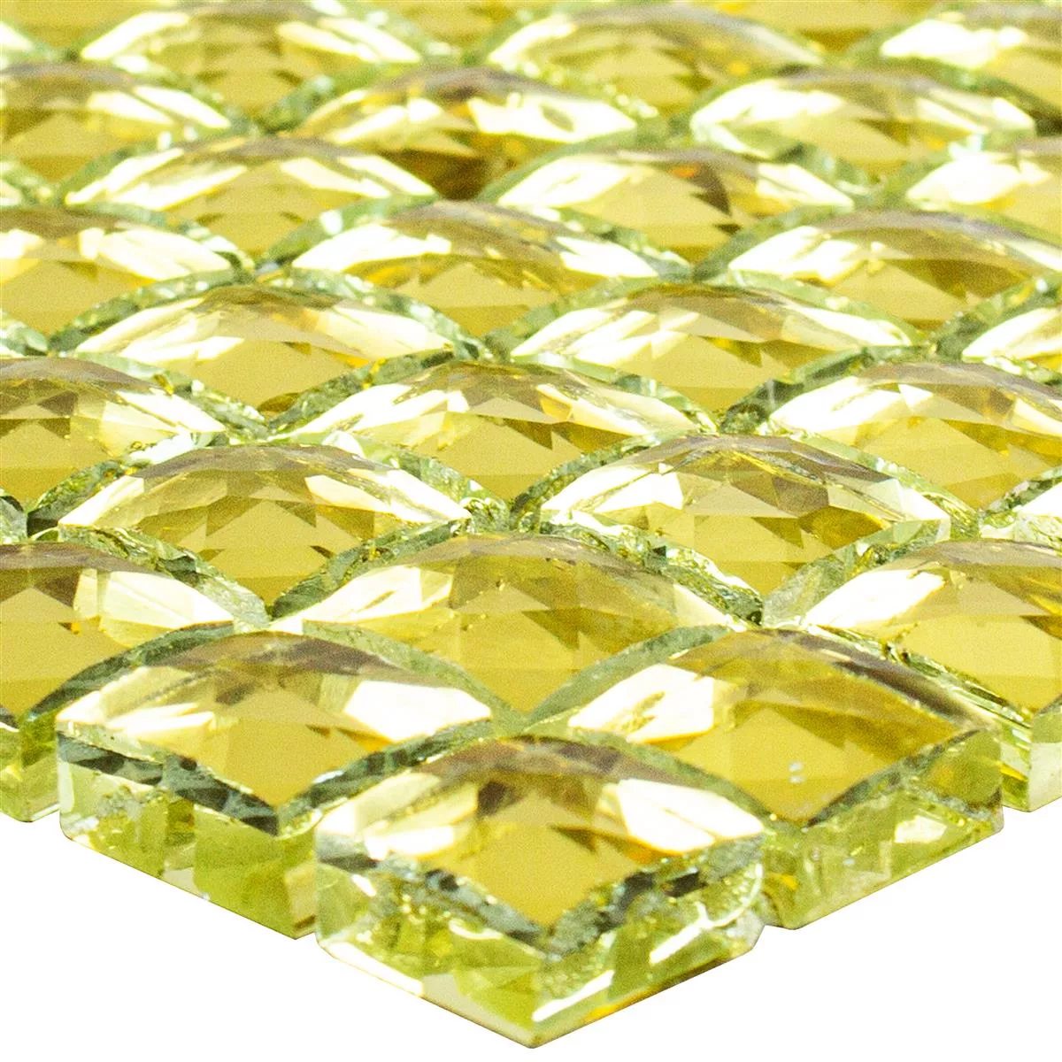 Glas Mosaikfliese Victoria Gold Quadrat 15 Glas Mosaikfliese Victoria Gold Quadrat 15