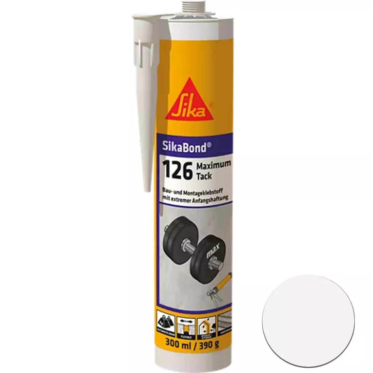 Sikabond-126 Maximal Tack Elastic Adhesive Vit 300 ml