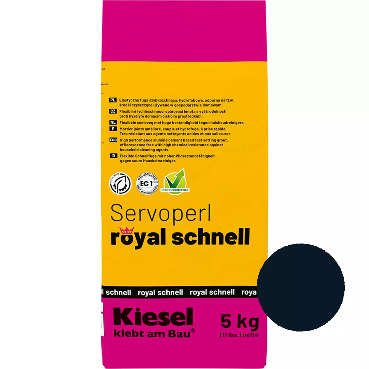 Σύνθεση αρμών Servoperl Royal Quick Velvet Black 5 κιλών Σύνθεση αρμών Servoperl Royal Quick Velvet Black 5 κιλών