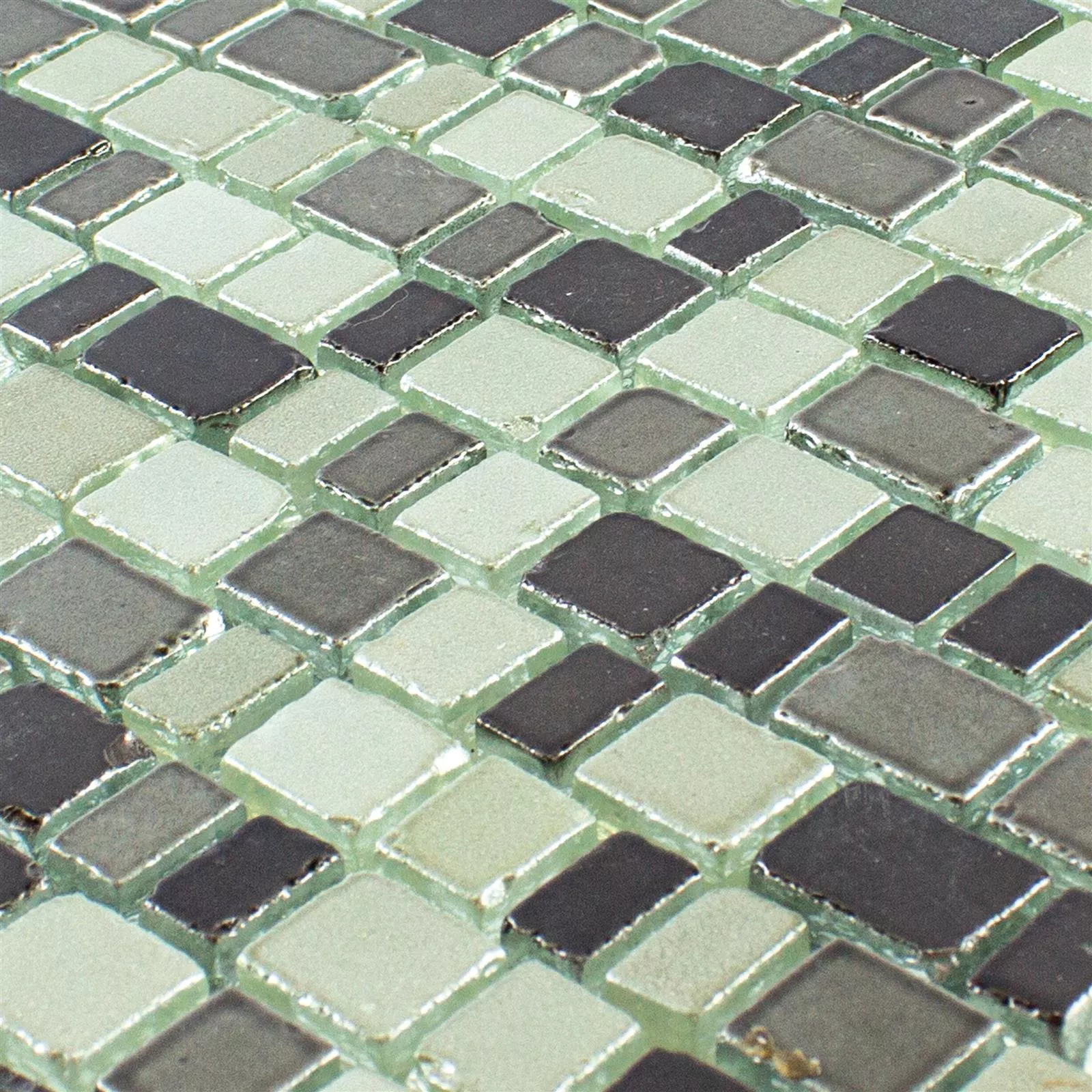 Verre Mosaïque Carrelage Economy Gris Argent