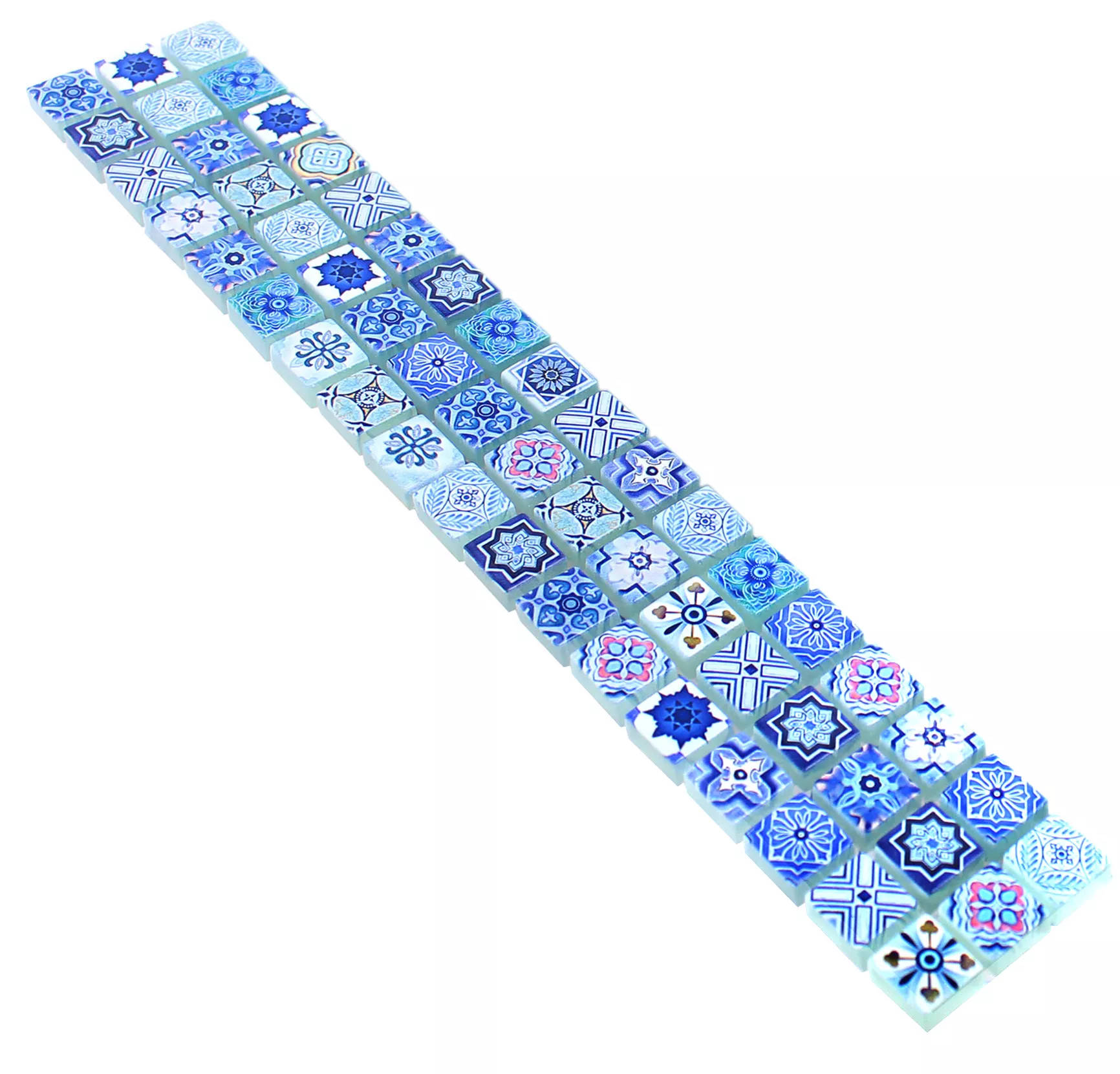 Glass borders Mentor Retro Optic Blue