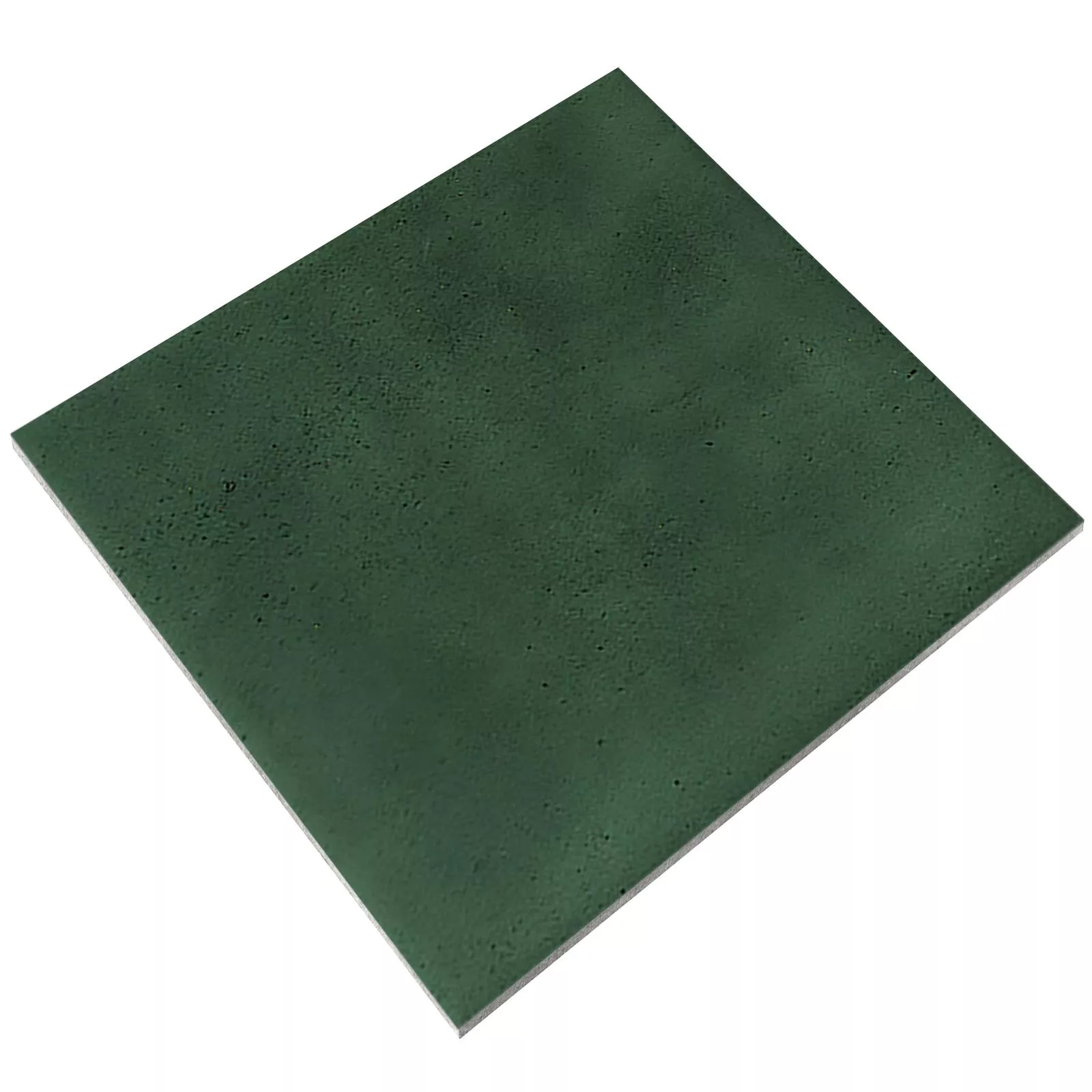 Wall Tile Cap Town Glossy Waved 10x10cm Green