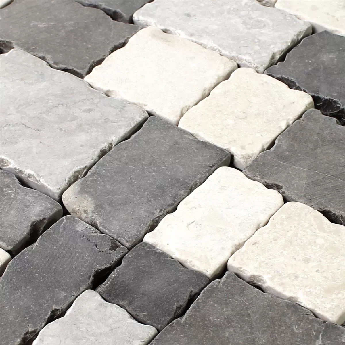 Mosaic Tiles Natural Stone Black Grey Beige
