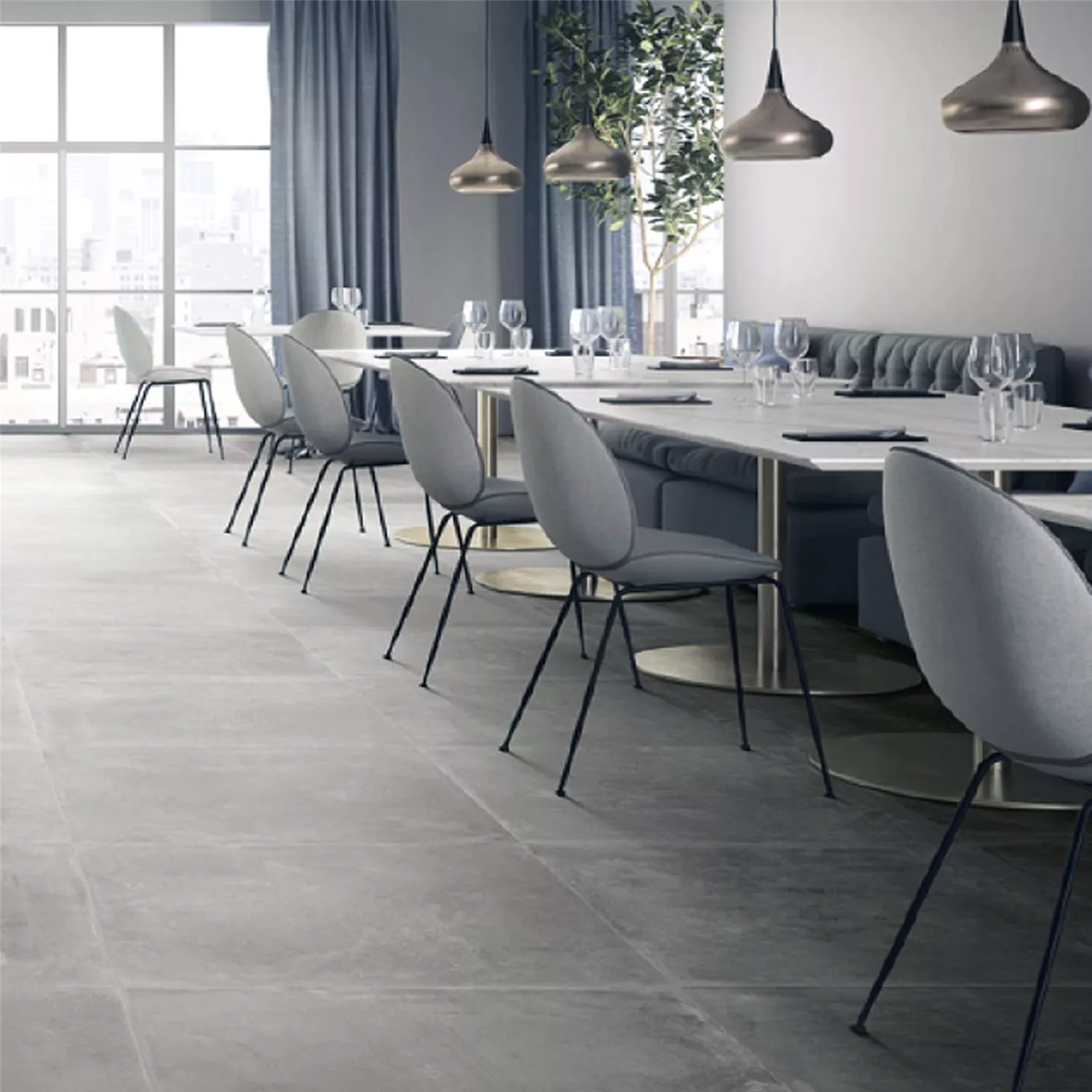 Sample Floor Tiles Casablanca Light Grey 60x60cm