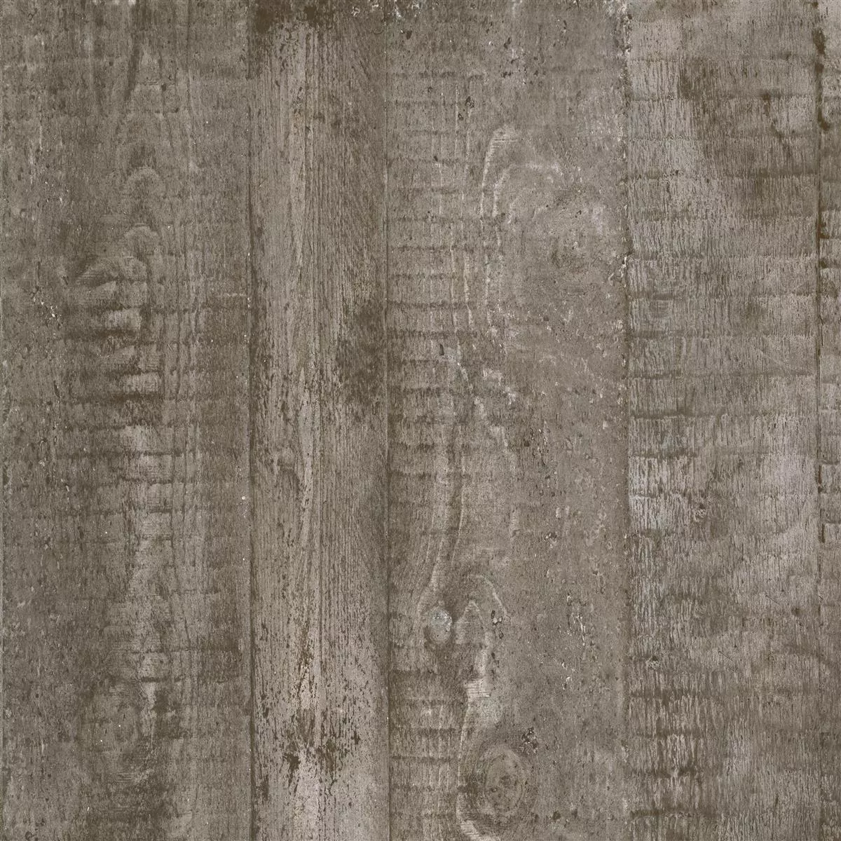Vzorek Podlahové Dlaždice Gorki Dřevěný Vzhled 60x60cm Glazovaný Hnědá