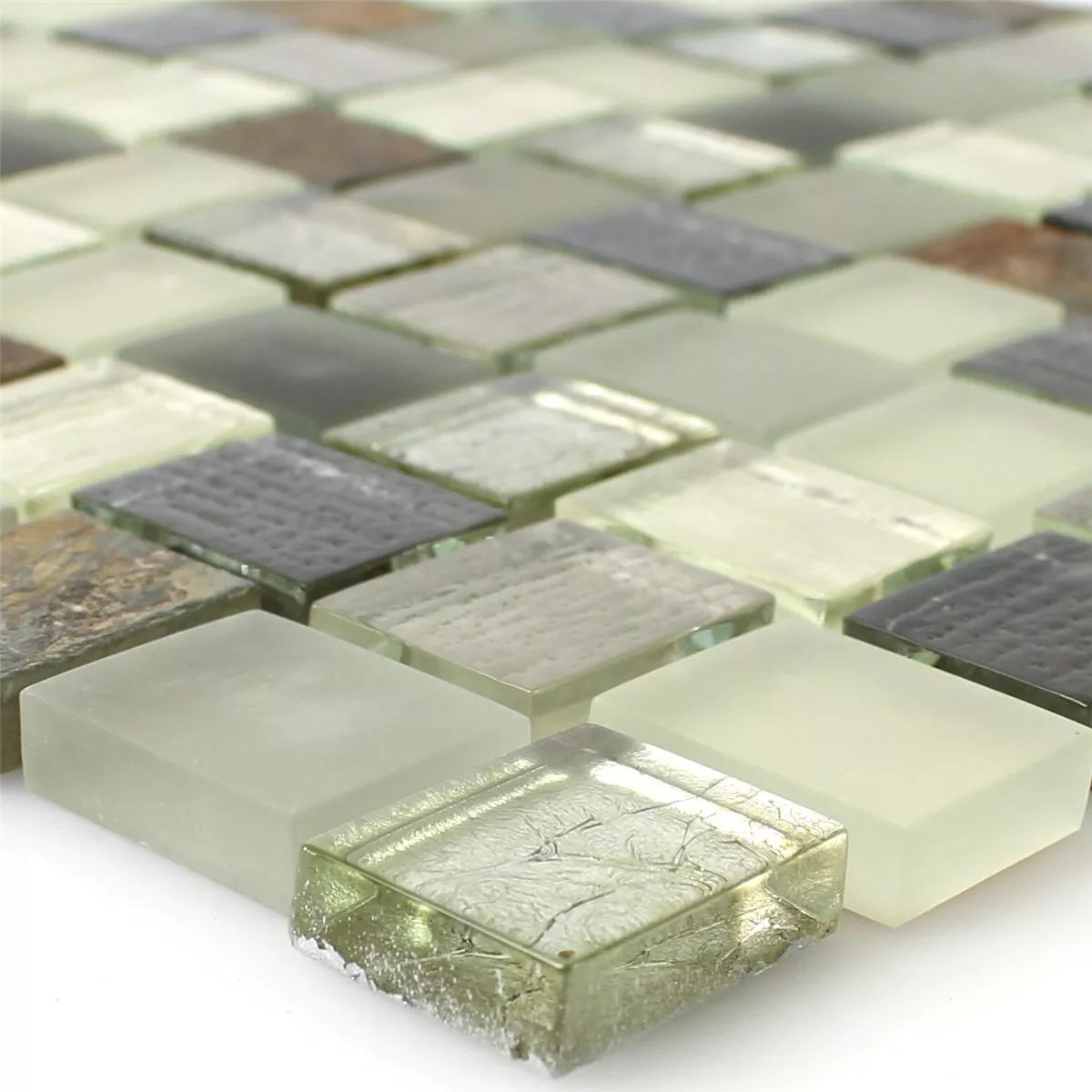 Glass Naturstein Mosaikkfliser Ortega Rustikk
