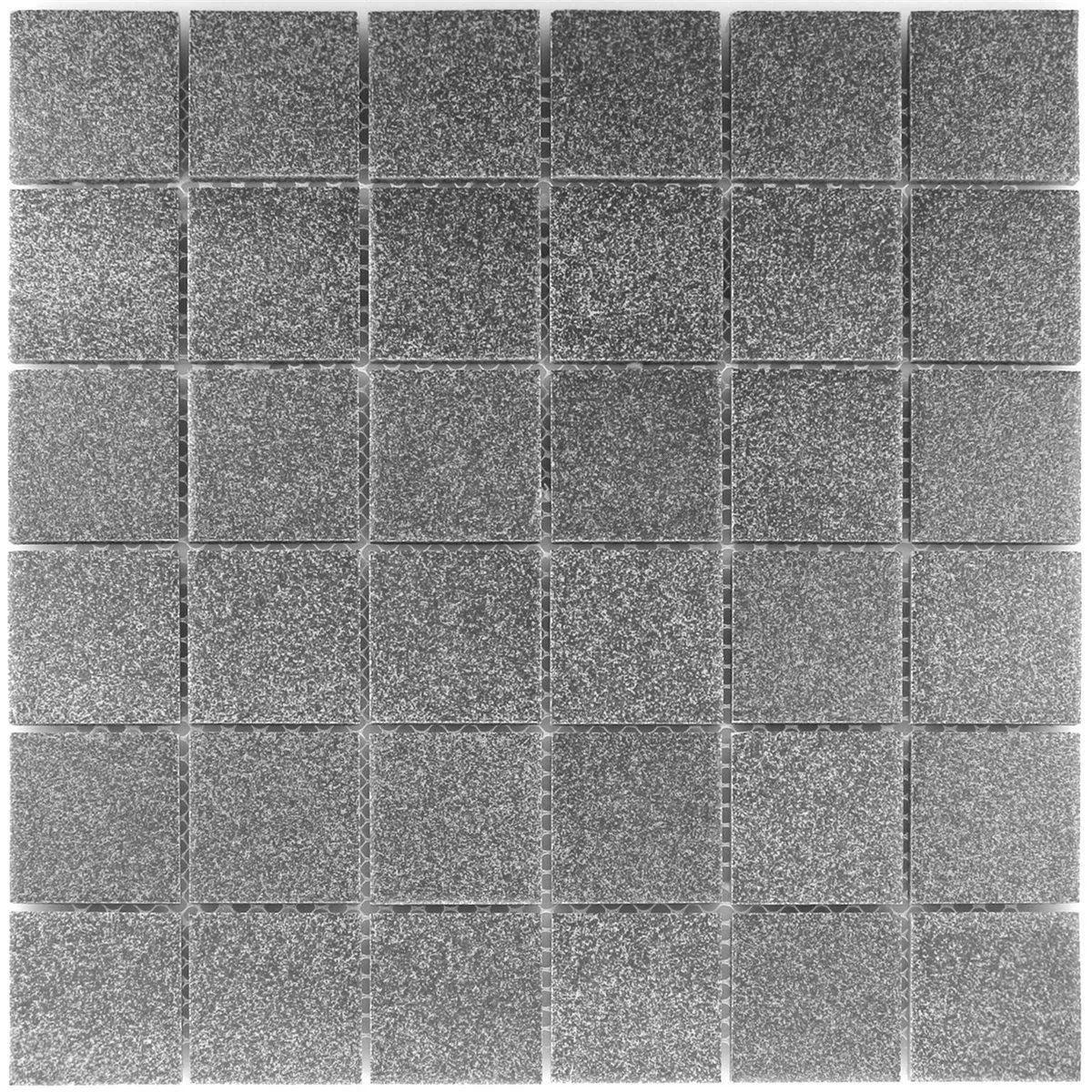 Mønster fra Keramikk Mosaikkfliser Shalin Sklisikkerhet R10 Steingrå Q48