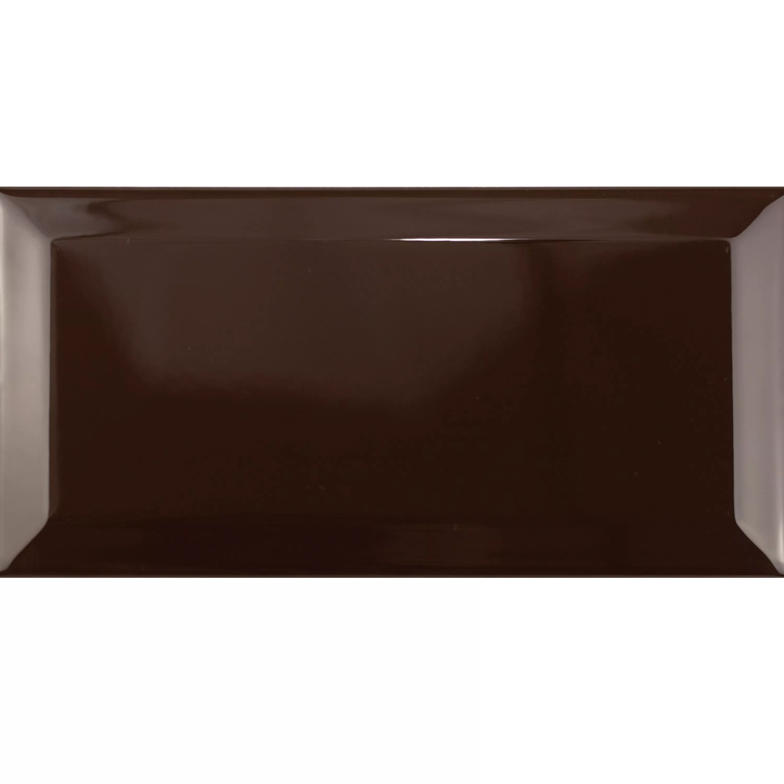 Metro Wall Tiles Brussel Facet 10x20x0,7cm Chocolate Metro Wall Tiles Brussel Facet 10x20x0,7cm Chocolate