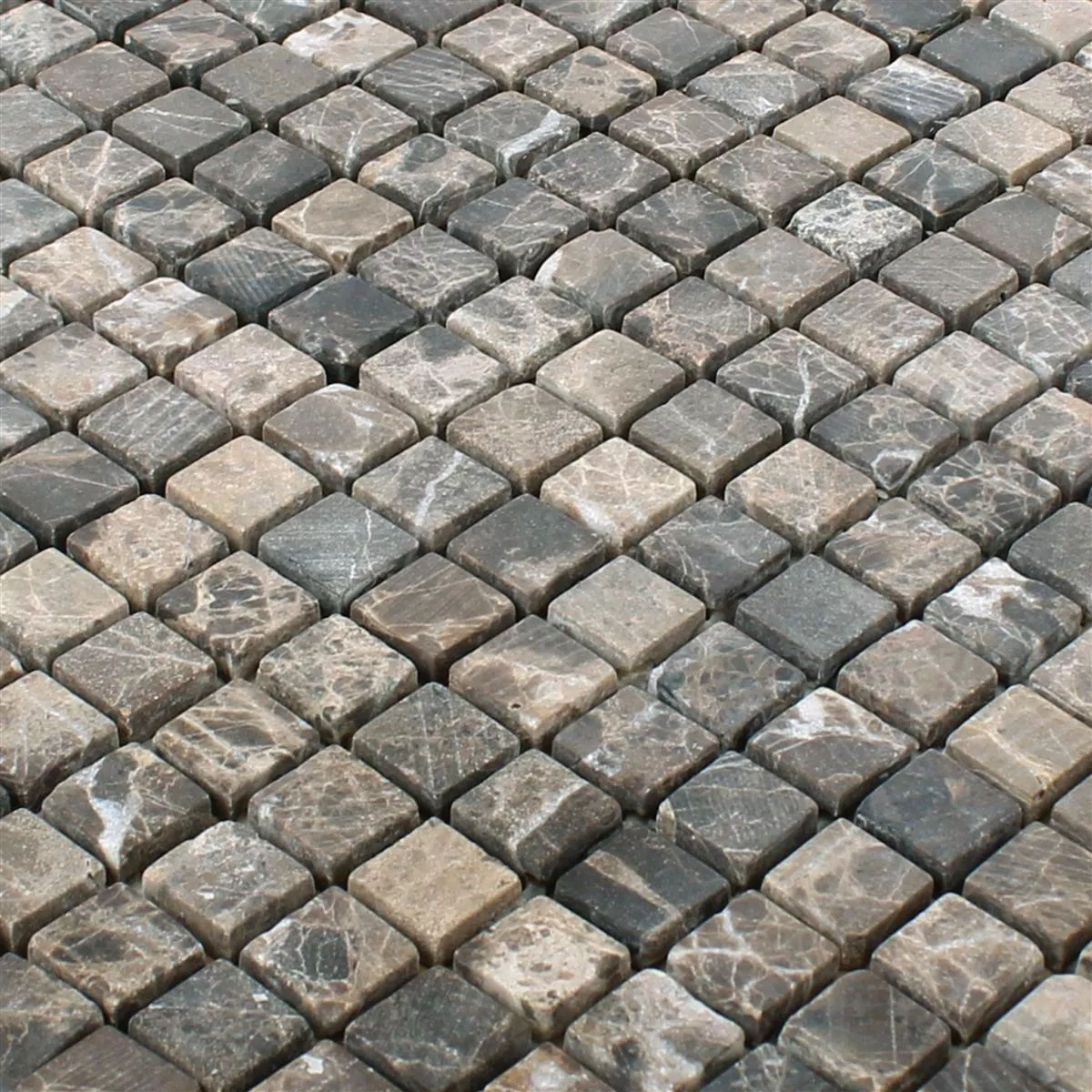 Mozaik Csempe Üveggolyó Természetes Kő Waranya Castanao