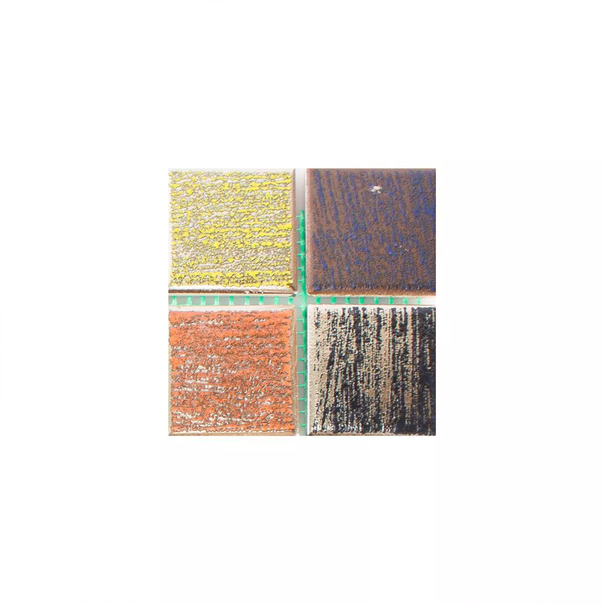 Padrão de Mosaico Cerâmico Azulejos Aracati Multicolorido