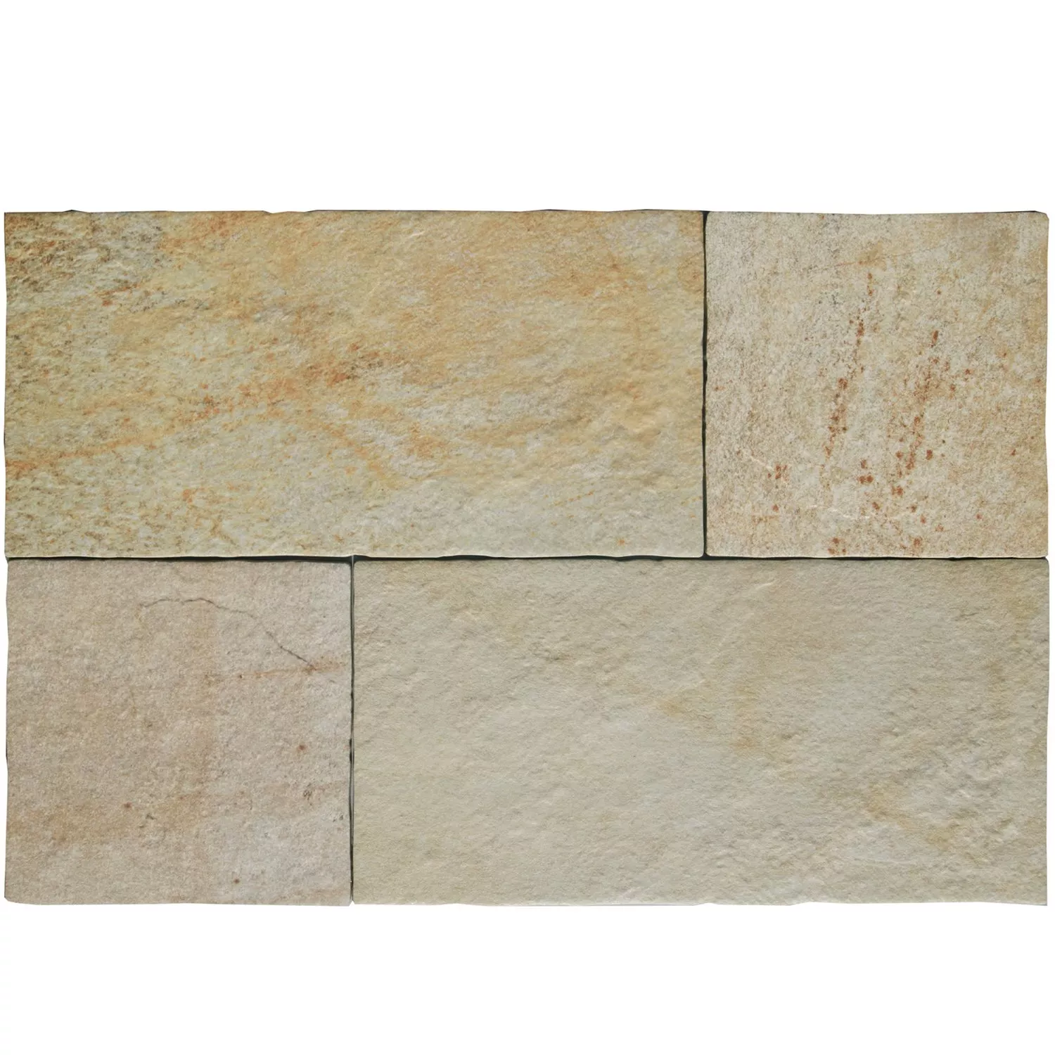 Floor Tiles Acapulco Natural Stone Optic Beige 21,6x21,6cm