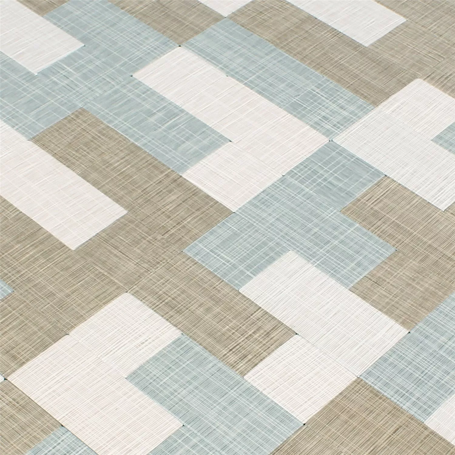 Mosaic Tiles Textile Optic Metal Self Adhesive Taxco Kombi