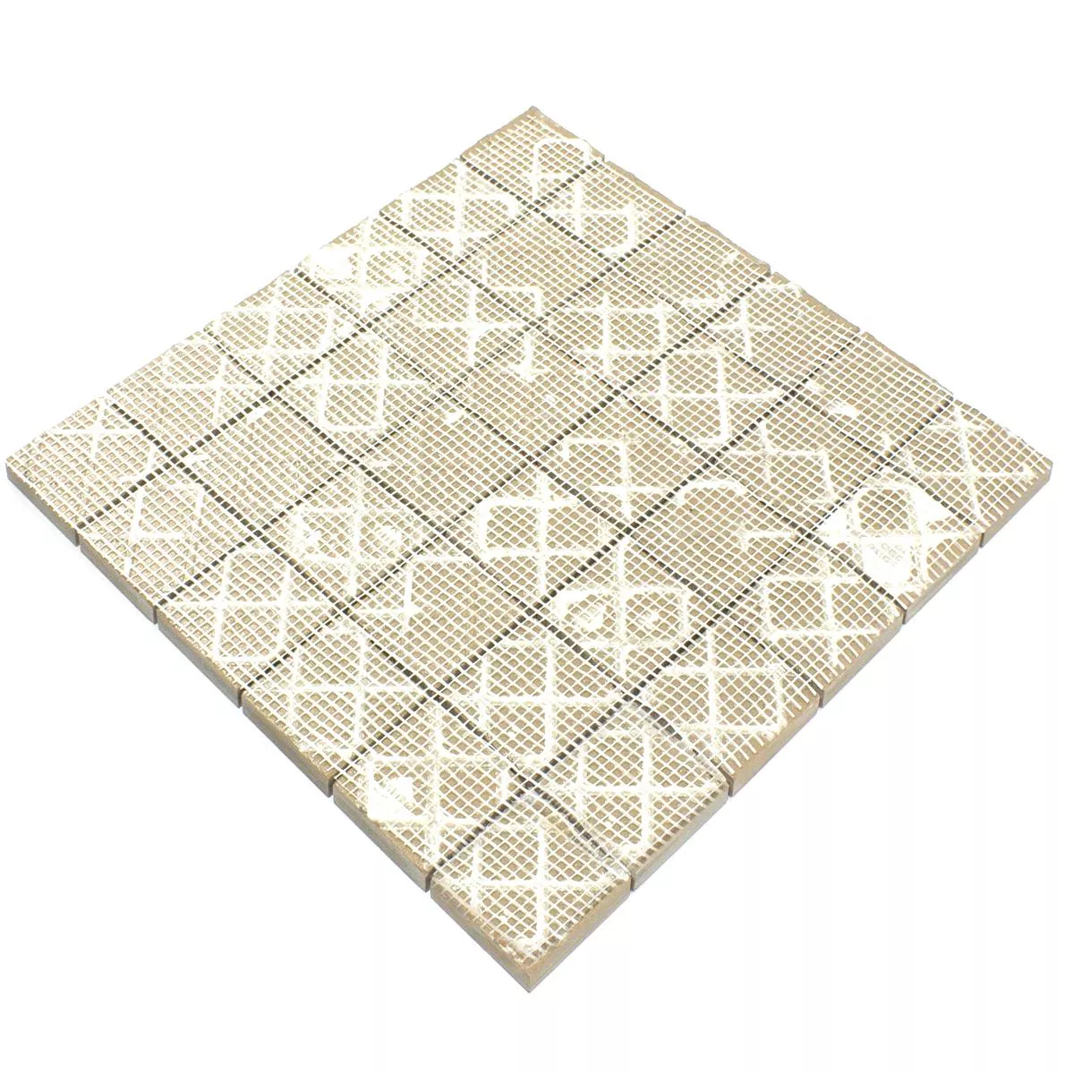Ceramic Mosaic Tile Ibiza Stone Optic Grey