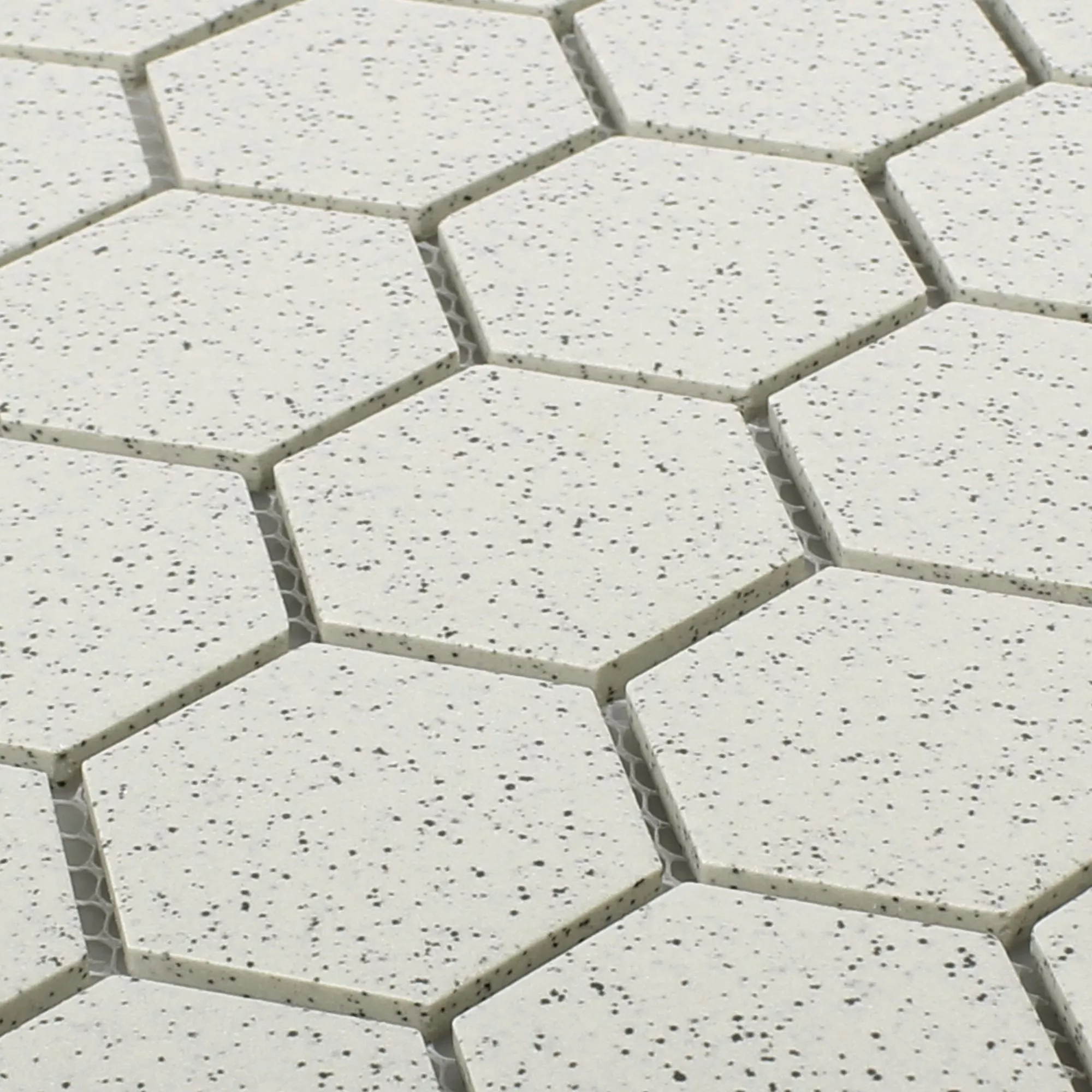 Sample Ceramic Mosaic Tiles Luanda Beige Hexagon 51