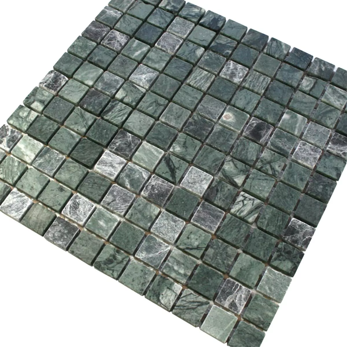 Mosaiikki Laatat Marmori 23x23x8mm Verde