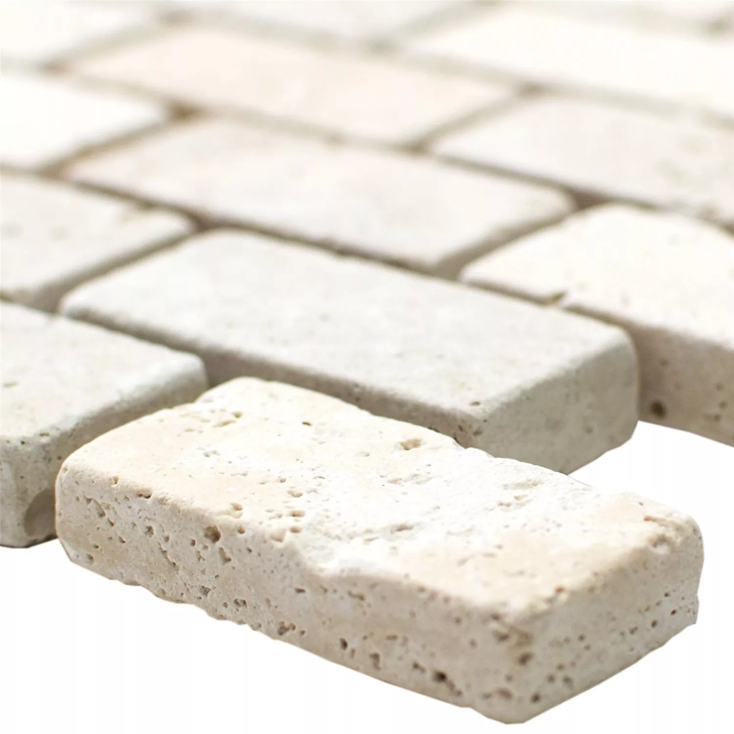 Mosaikfliesen Travertin Barga Beige Brick Mosaikfliesen Travertin Barga Beige Brick