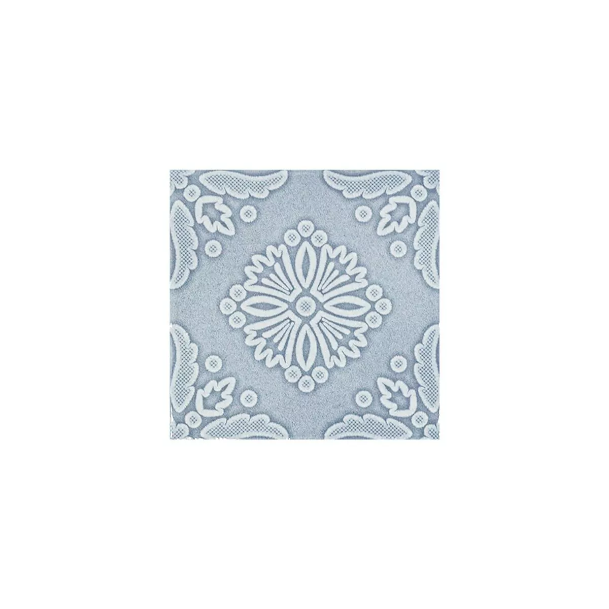 Campione Ceramica Mosaico Rivabella Relief Blu
