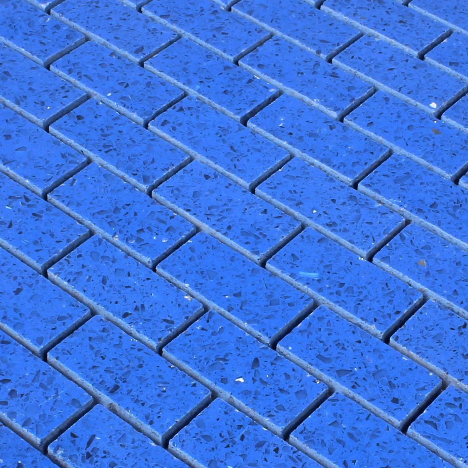 Campione Mosaico Resin Quarz Blu