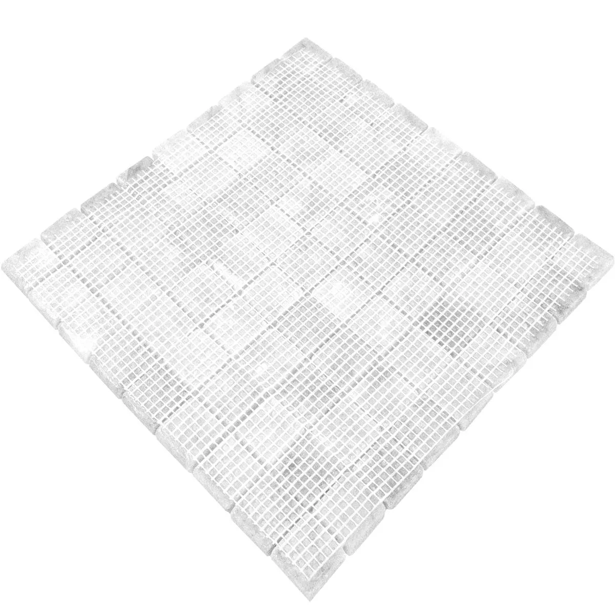 Marmor Naturstein Mosaik Fliesen Venantius Weiß