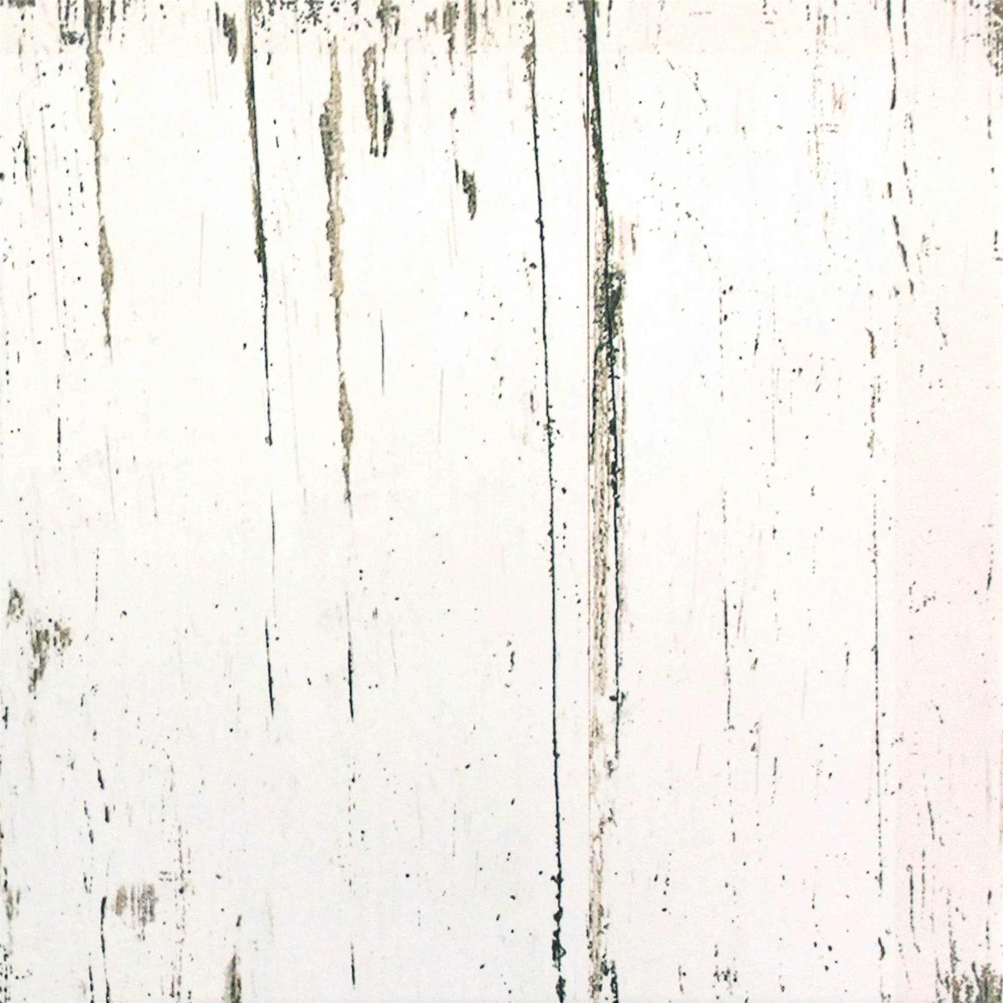 Échantillon Carrelage Sol Et Mur Vintage Bois R10 Blanc 18,5x18,5cm