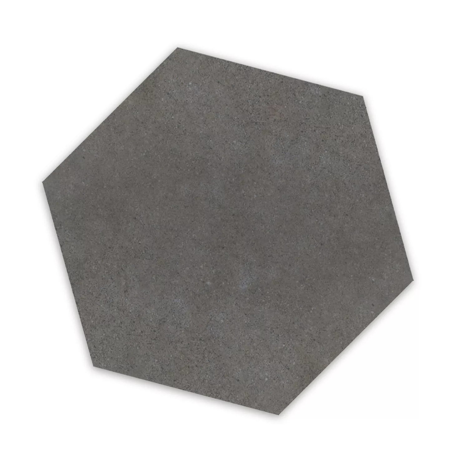 Prøve Cement Fliser Optik Hexagon Gulvfliser Alicante Morkbrun