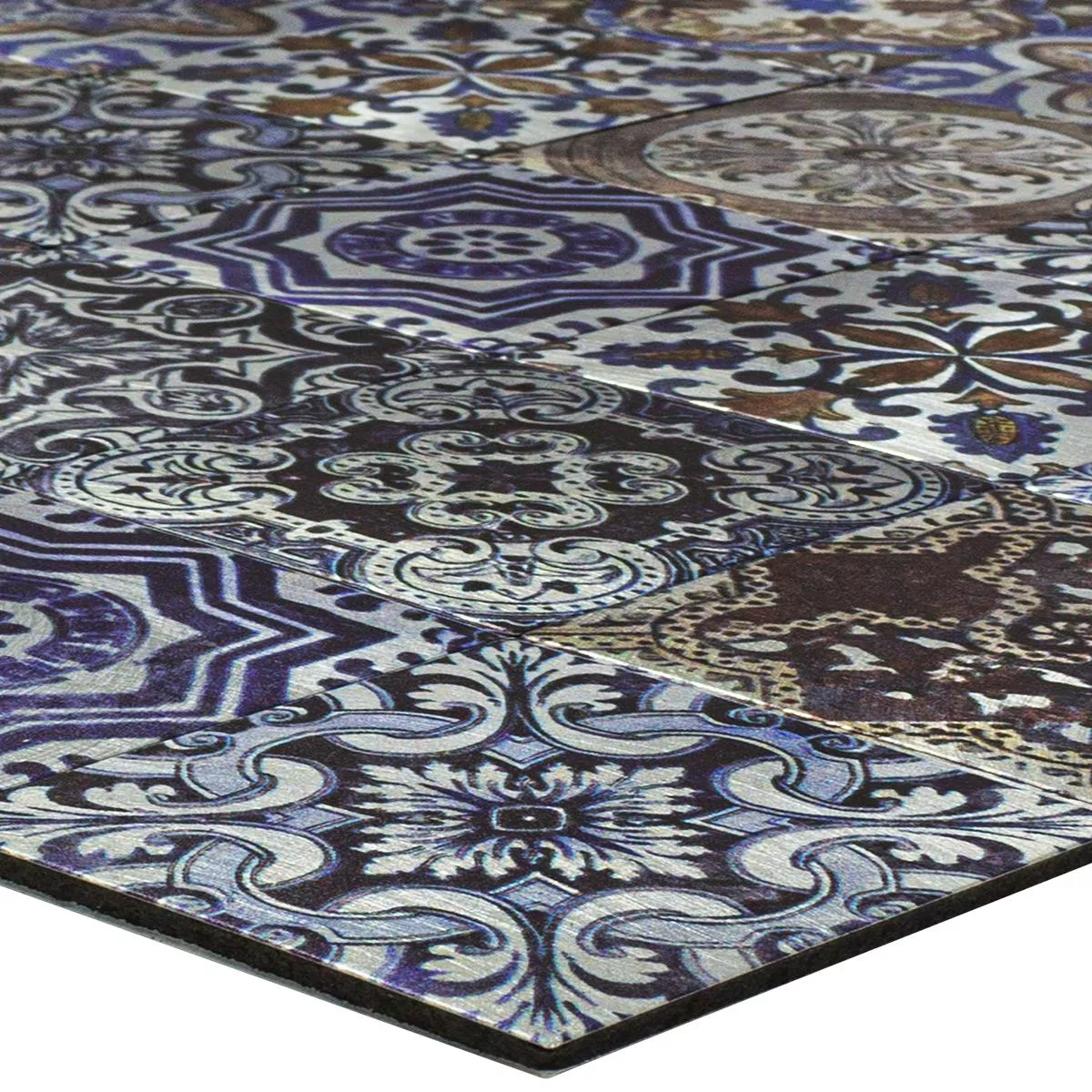 Mosaïque Carrelage Métal Retro Livorno Auto Adhésif Mosaïque Carrelage Métal Retro Livorno Auto Adhésif