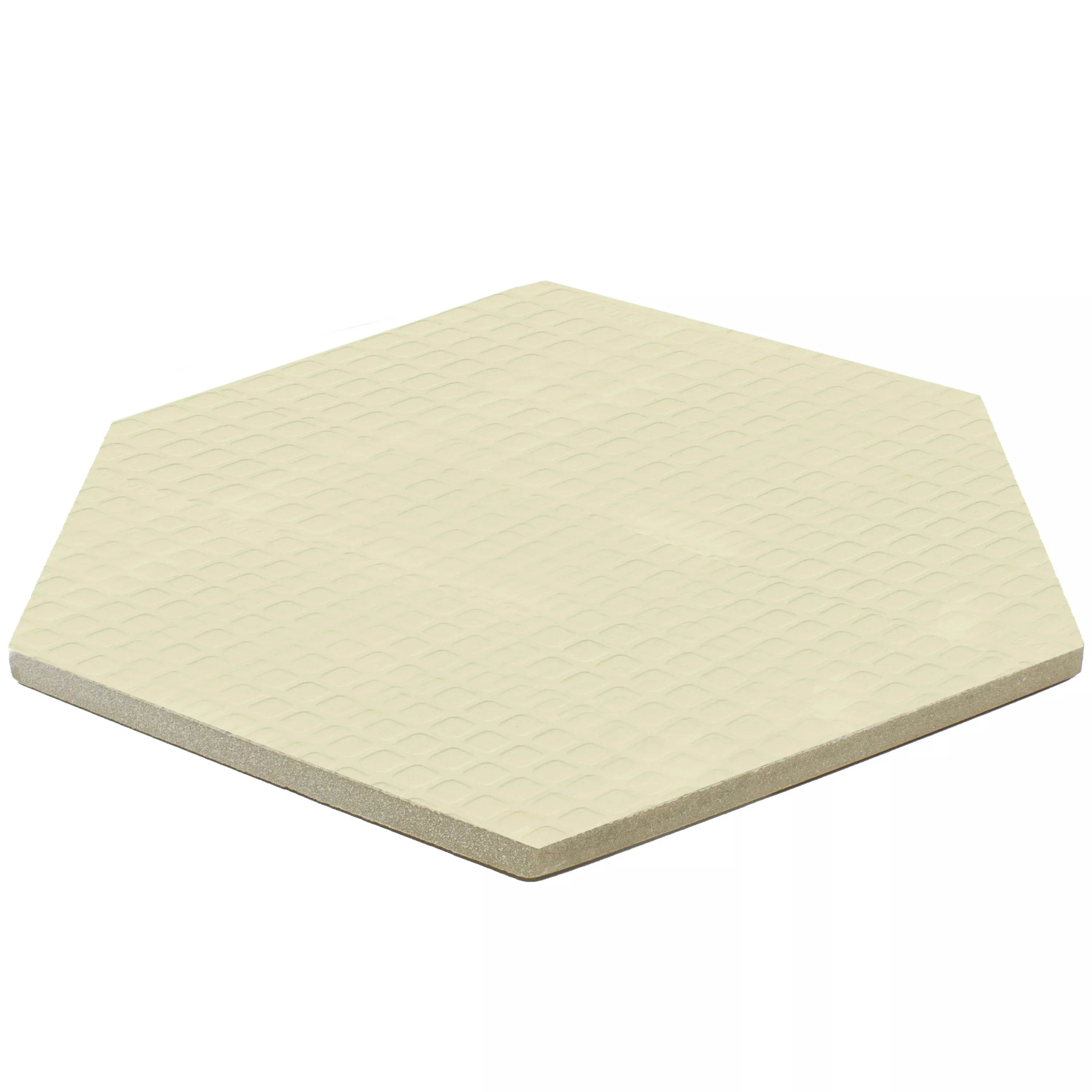 Sample Floor Tiles Arosa Mat Hexagon Blanc 17,3x15cm