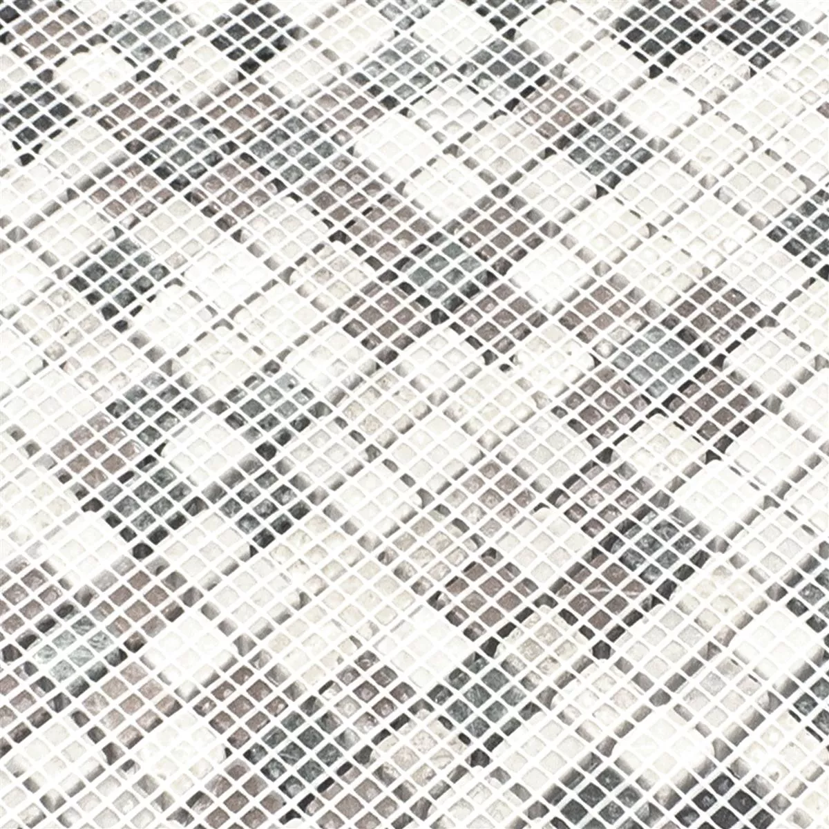 Model din Sticlă Aluminiu Răşină Plăci De Mozaic Stilo Argint