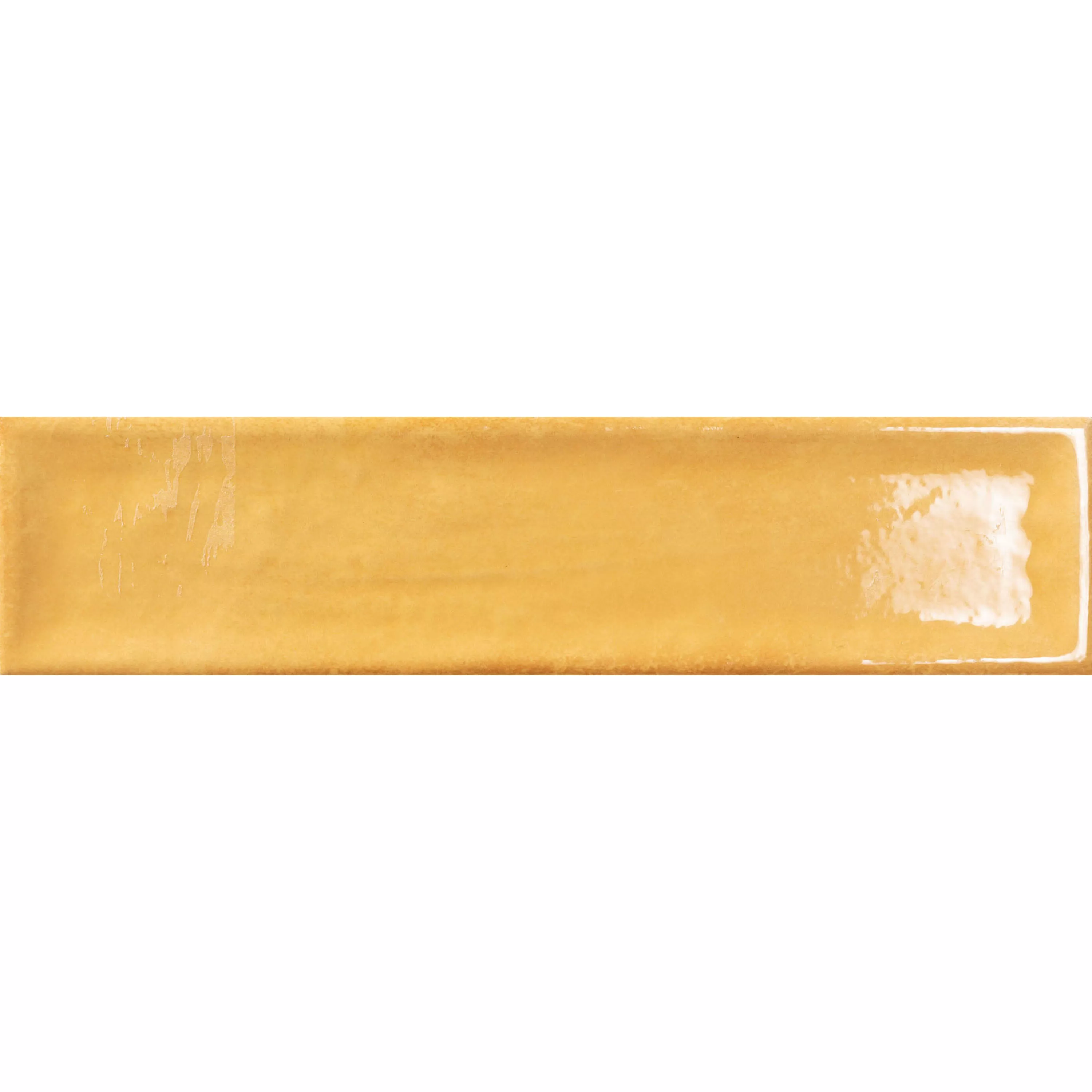 Wall Tiles Pascal Glossy Inside Facet  Yellow 7,5x30cm Wall Tiles Pascal Glossy Inside Facet  Yellow 7,5x30cm