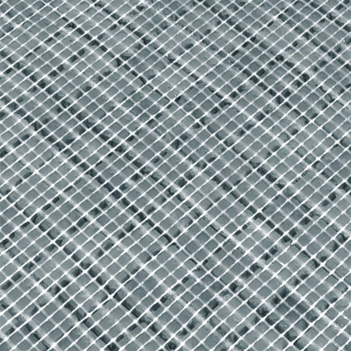 Vzorek Skleněná Mozaika Dlaždice Kyoto Petrol Modrá