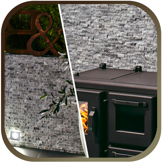 Natural stone mosaic - laying examples